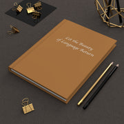Elegant Hardcover Journal: "Let the Beauty of Language Return" - Perfect for Writers, Journal Lovers, Gift for Students, Creative Thinkers